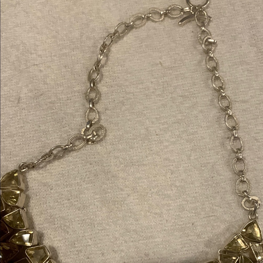 Citrine Gemstone Statement Necklace - image 5